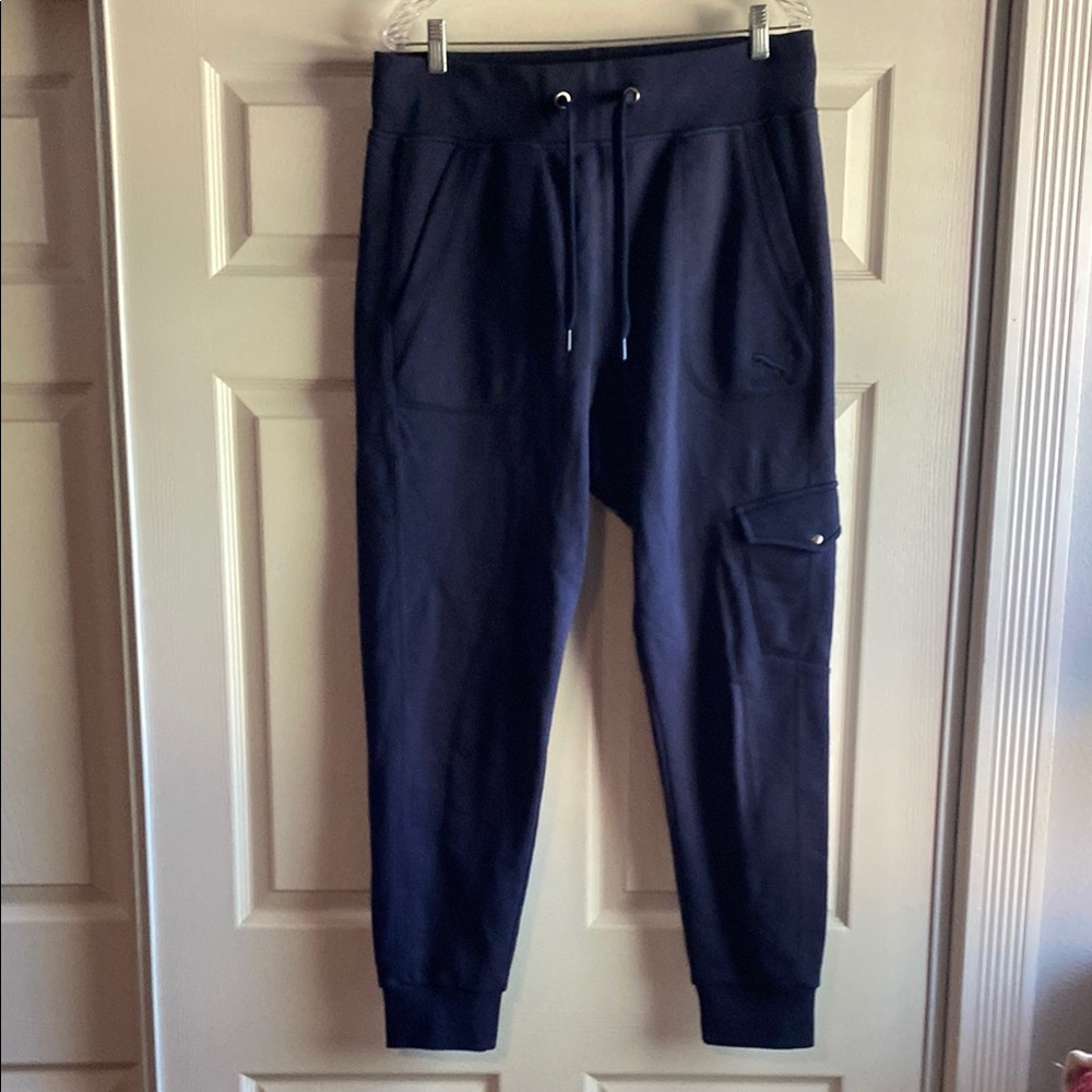 Men's PUMA navy Jogger sweats size Large